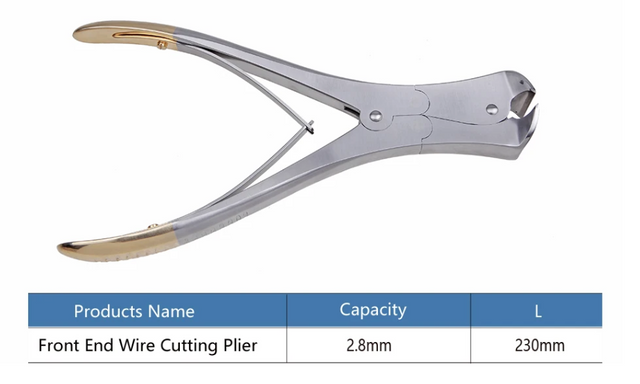 Front End Wire Cutting Plier TC Gold