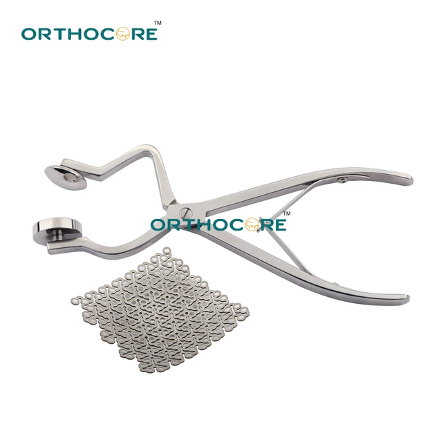 Titanium Mesh Bending Forceps