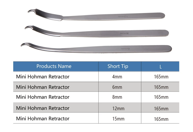 Mini Hohman Retractor Narrow Series