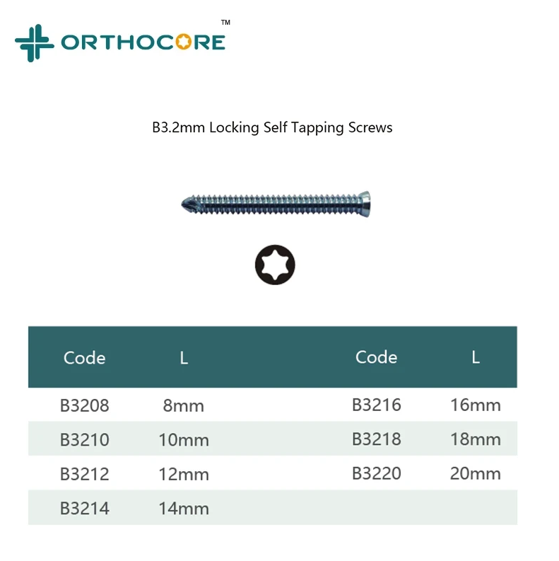 3.2mm ALPS Locking Screw(Titanium)