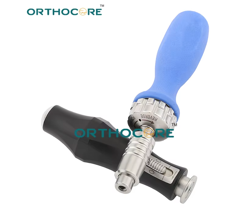 AO Quick Coupling Ratcheting Screwdriver Handle