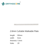 Cuttable Malleable Plate (Stainless Steel)