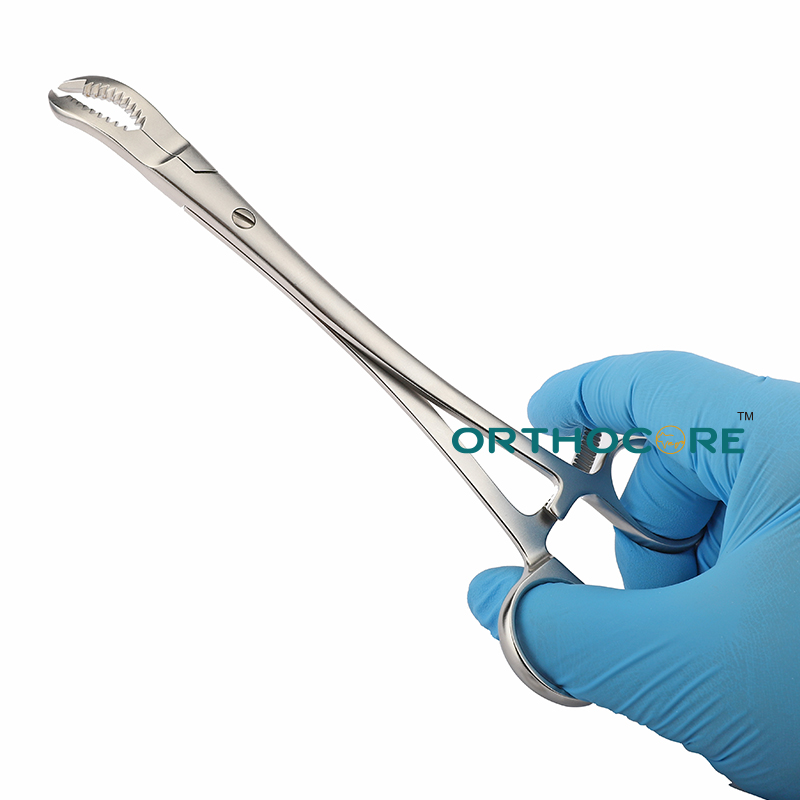 Small Curved Serrated Reduction Forceps