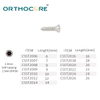 2.0mm Cortical Screw Hex(stainless steel)