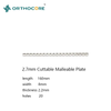 Cuttable Malleable Plate (Stainless Steel)