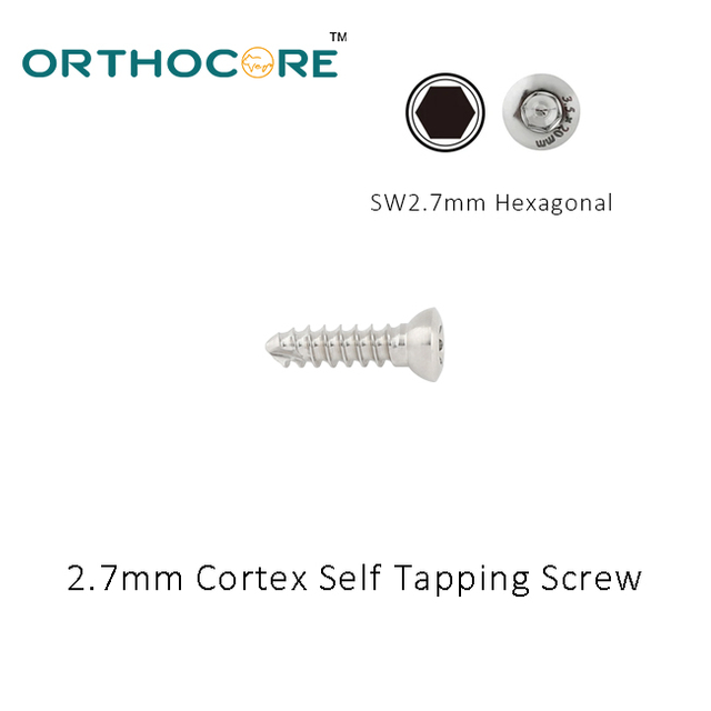 2.7mm Cortical Screw Hex(stainless steel)